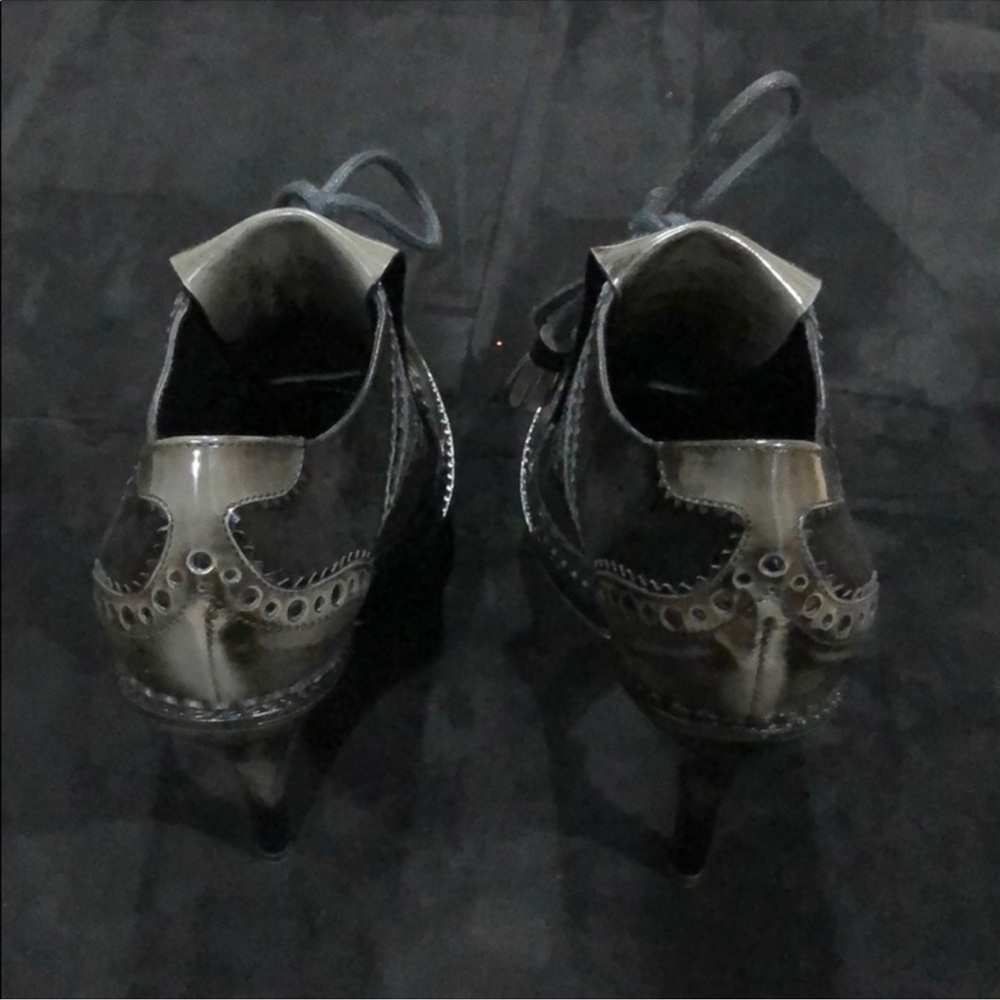 Gucci black leather ankle suede boots - Picture 4 of 7